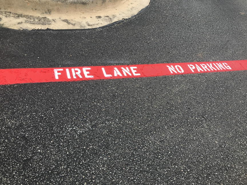 Fire Lane Striping Naples Florida